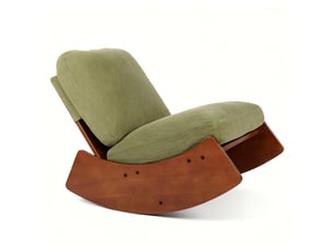 Fauteuil fixe  <strong>ROLIPO</strong> Velours vert