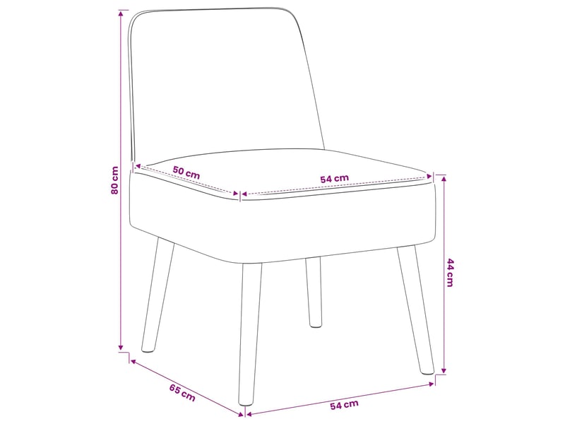  Vidaxl fauteuil à pantoufle noir  - Conforama C