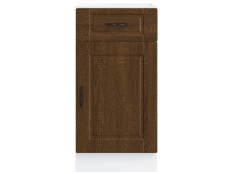 Meuble de rangement, armoire de cuisine porto chêne marron bois d'ingénierie shl6368 - Conforama D