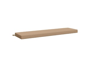 Coussin de banc, coussin d'assise, coussin de canapé soest 100 % polyester sable 150 x 40 x 8 cm cf53554