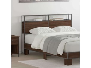 Tete de lit A poser largeur 15 cm   marron