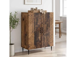 Buffet - bahut - meuble de rangement bois ancien 66 x 34,5 x 89,5 cm bois d'ingénierie