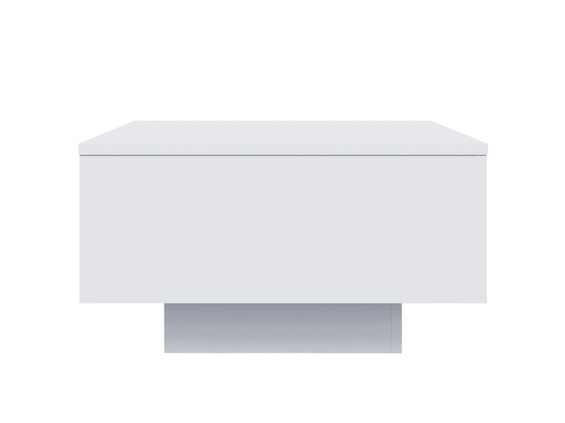  Table basse | table d'appoint salon blanc 55x55x31 cm bois d'ingénierie  - Conforama E