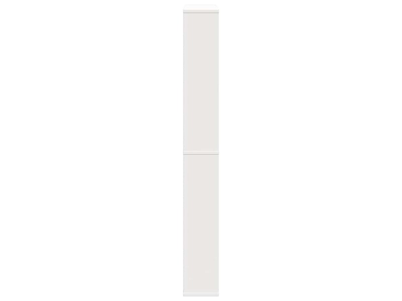  Meuble à chaussures 4 étagères et miroir 63x17x134 cm blanc  - Conforama E
