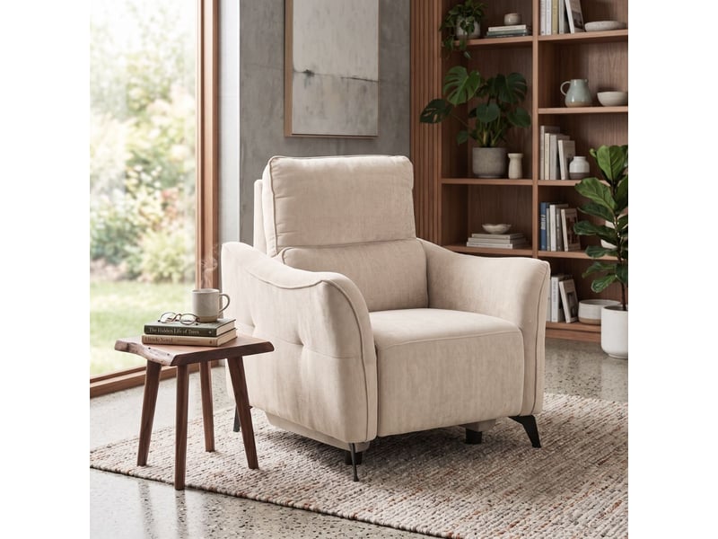  Fauteuil électrique relax zéro gravity tissu waterproof beige - garios GARIOS - Conforama B