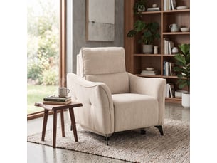 Fauteuil relax électrique GARIOS <strong>ALTOBUY</strong> Polyester beige