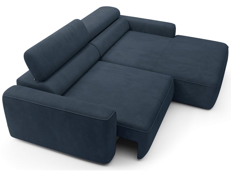  Selsey fando - canapé d'angle - 252 cm - velours bleu Fando - Conforama C