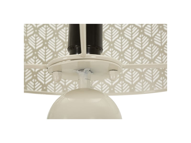 Lampe à poser totem en métal pila 71cm crème  - Conforama D