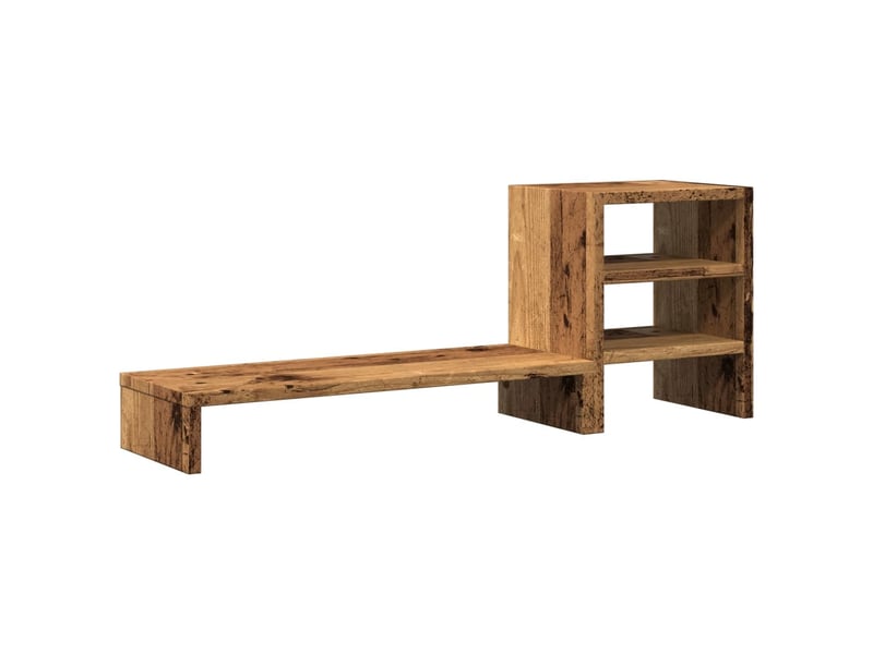  Support de moniteur table meuble bureau et organisateur de bureau bois d'ingénierie marron 02_0044952  - Conforama D