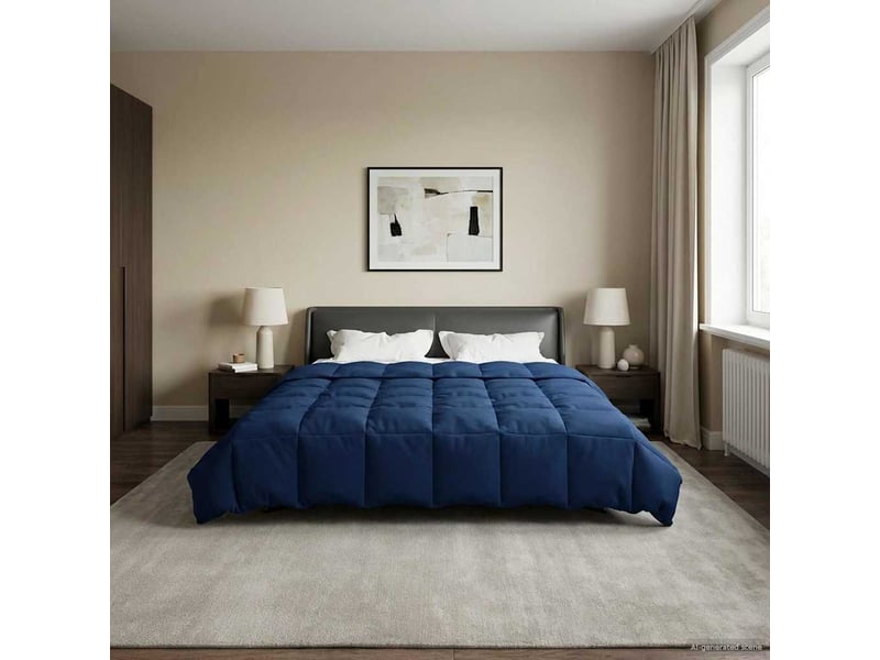  Couette - duvet d'été 200 x 200 cm été microfibre (100% polyester)  - Conforama D