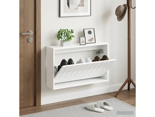Meuble à chaussures 3 paire(s)  <strong></strong>  <strong></strong> coloris blanc