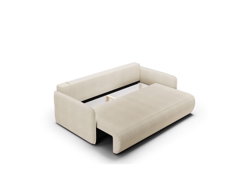  Canapé convertible 4 places forest beige  - Conforama D