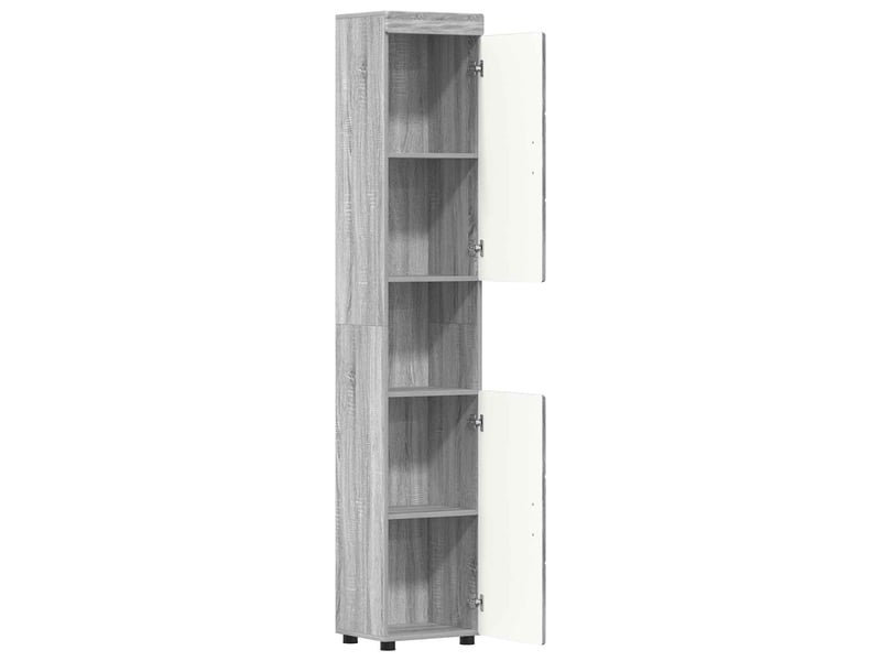 Ensemble d'armoire de salle de bain tulum gris sonoma cf62989 - Conforama E