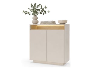 Buffet 2 porte(s)   DMORA Halane - 103 cm coloris beige 
