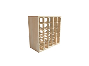 Range-bouteilles 25 bouteilles en bois 53 x 25 x 53 cm