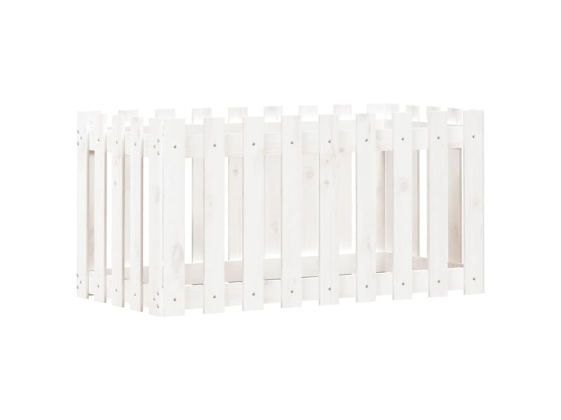  Jardinière - lit surélevé de jardin design de clôture 100x50x50cm pin massif  - Conforama D