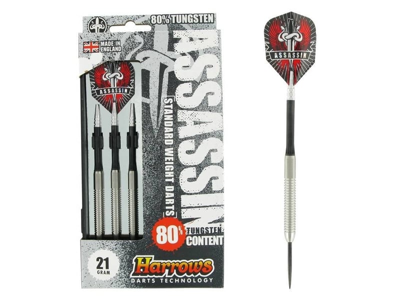  Fléchettes assassin 80 steel 18g rouge 22307 R - Conforama A