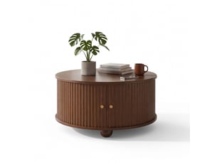 Table basse  coloris bois foncé XYLO 