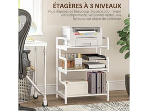 Etagère 55 cm coloris blanc