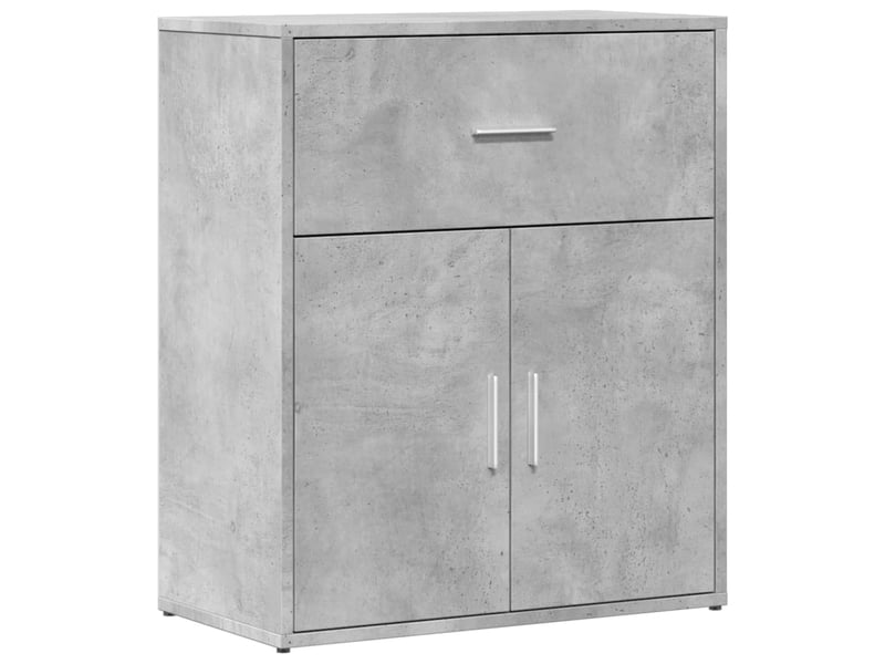  Buffets 2 pcs - bahut - meuble de rangement gris béton 60x31x70 cm bois d'ingénierie  - Conforama D