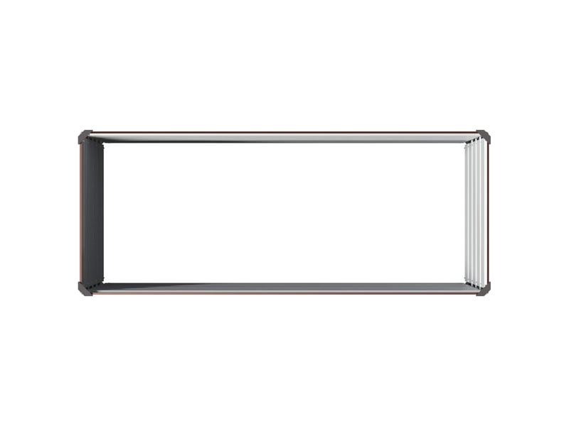  Jardinière - jardin surélevé marron 100 x 40 x 55 cm acier laminé à froid  - Conforama E