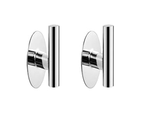 Lot de 2 crochets muraux porte-serviettes inox 304 – patères peignoir pour salle de bain