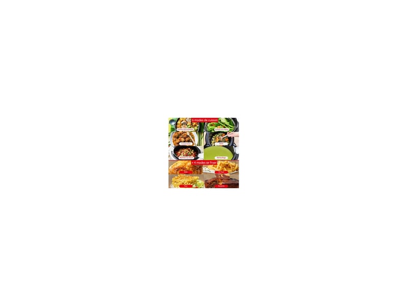  Multicuiseur cookeo 6l ce82x1f0 cuisson sous pression 6 programmes blanc 8314403 - Conforama E