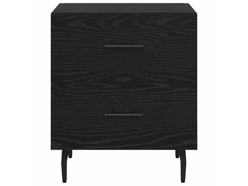  Table de chevet - cabinet de chevet - table de nuit chêne noir 40 x 35 x 47,5 cm  - Conforama E