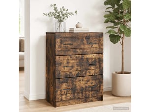 Armoire de rangement bureau, armoire à tiroirs 66 x 34,5 x 87 cm bois d'ingénierie shl4246