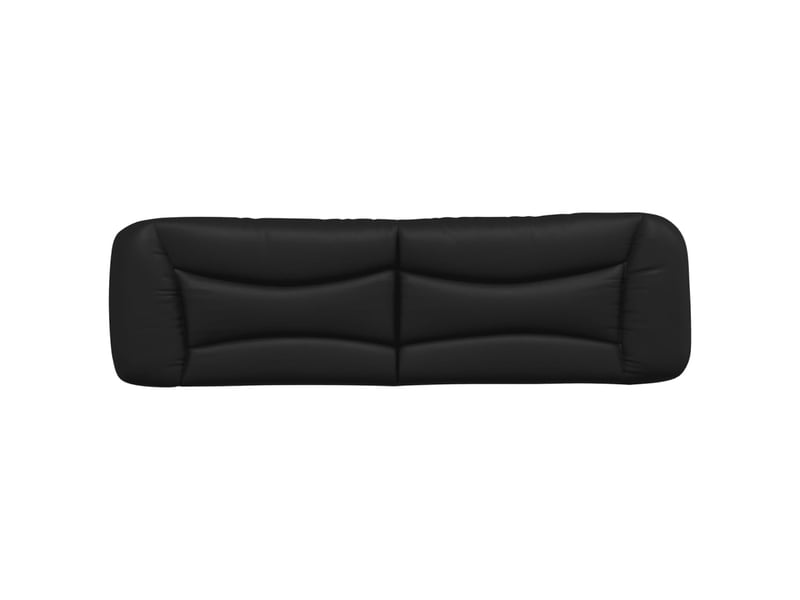  Coussin de tête de lit noir 180 cm en similicuir cf55960  - Conforama E