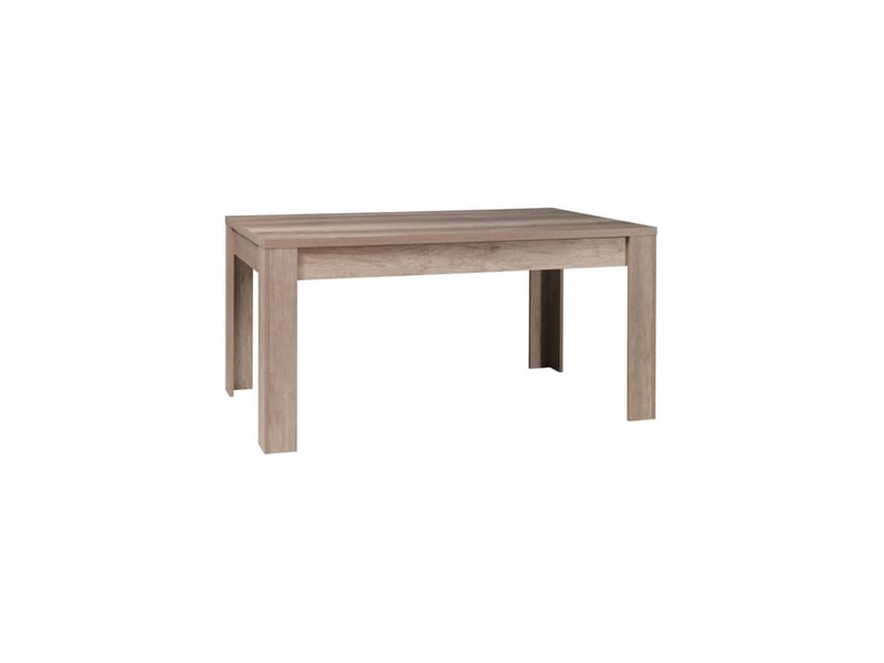 Salle à manger complète romi chêne dab canyon – table, buffet, vitrine et 3 miroirs - Conforama D