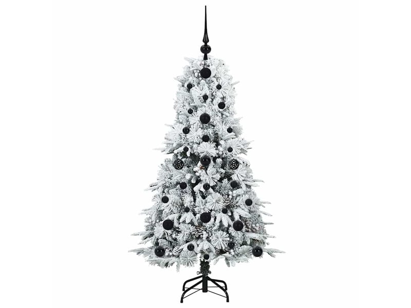  Sapin de noël, arbre de noël artificiel à branches articulées blanc 120 cm shl2917  - Conforama D