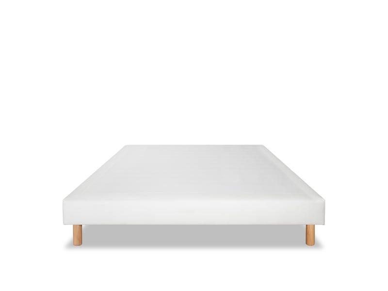 Sommier tapissier simili faro - blanc - 140x200 3SO0207181420.0800 - Conforama A