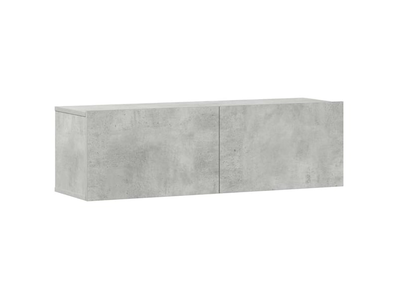  Ensemble de meubles tv 3 pcs gris béton bois d'ingénierie shl47530  - Conforama E