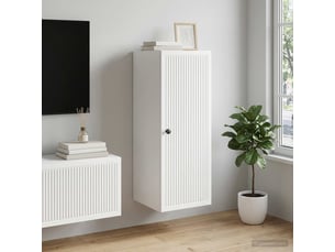 Armoire     <strong></strong> <strong></strong> coloris blanc largeur 33 cm