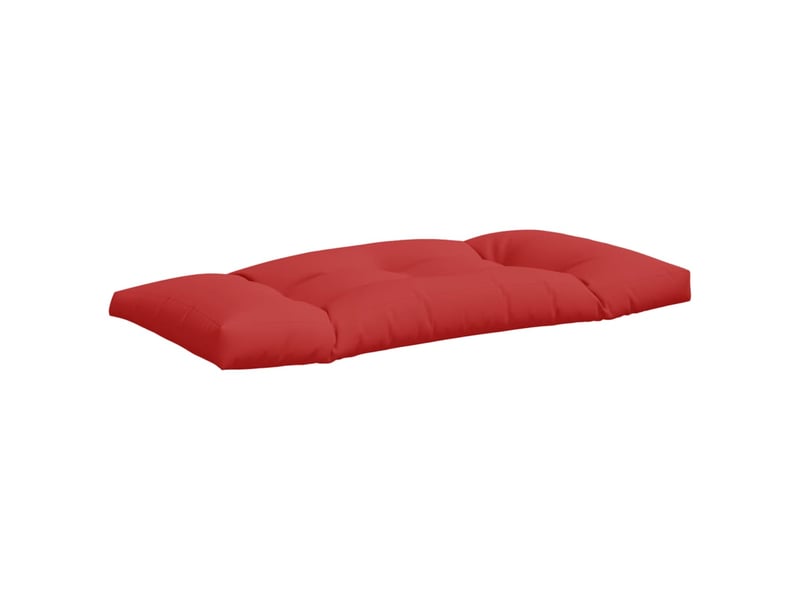  Lot de 3 coussins de palette, coussins de canapé rouge tissu cf59708  - Conforama E