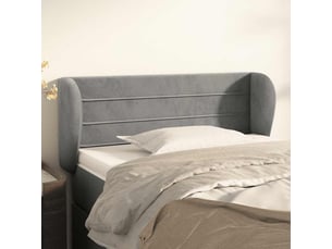Tete de lit A poser largeur 93 cm <strong></strong> <strong></strong> argenté