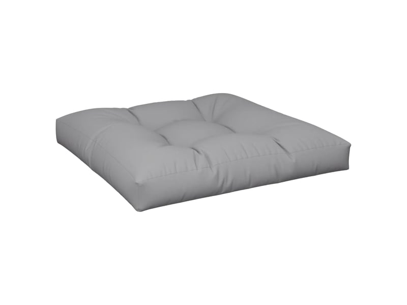  Lot de 2 coussins de palette, coussins de canapé gris tissu cf59535  - Conforama D