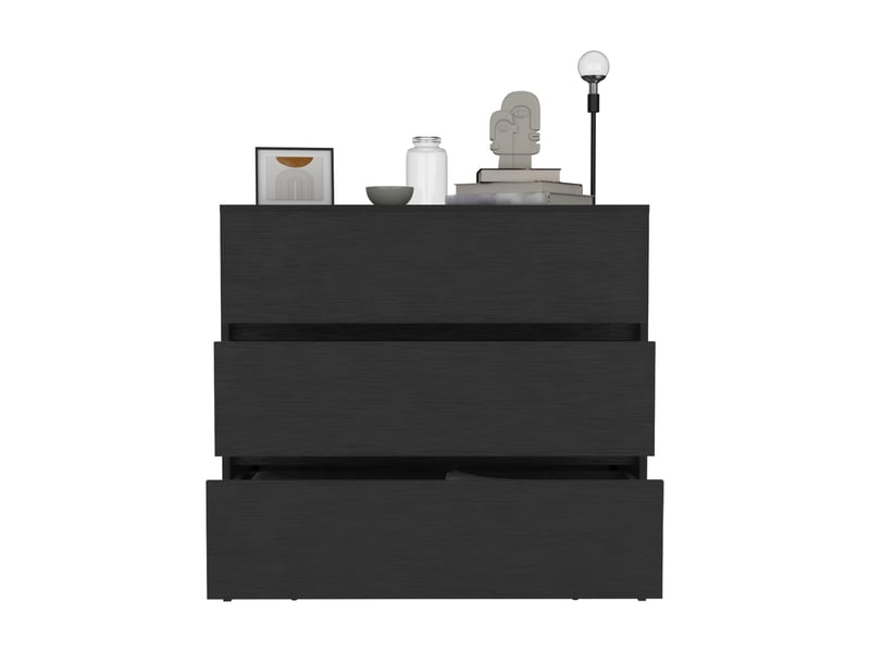  Commode austin de 85 cm avec 3 tiroirs, blanc  - Conforama C