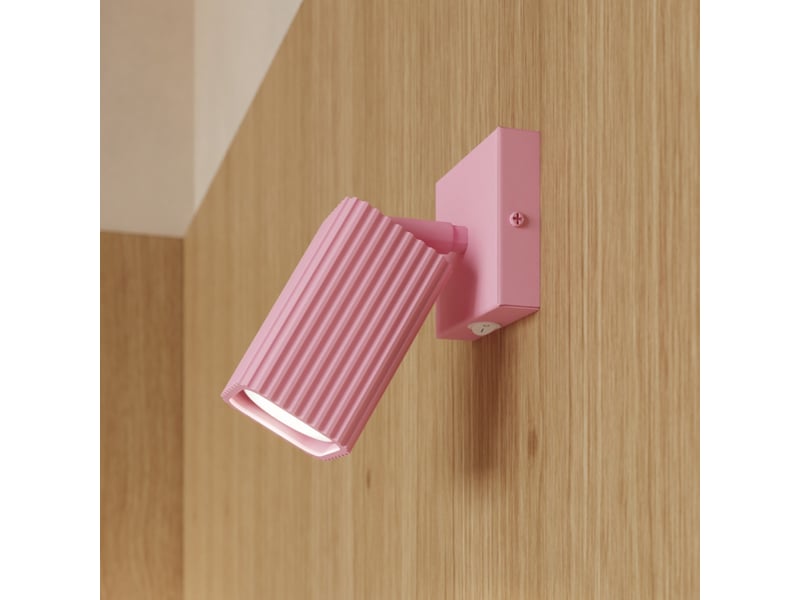  Lampe de table rayo rose aluminium moderne 43x14.5x14.5cm SL.3285 - Conforama D