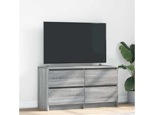 Meuble tv coloris gris 100 cm <strong></strong>  <strong></strong>