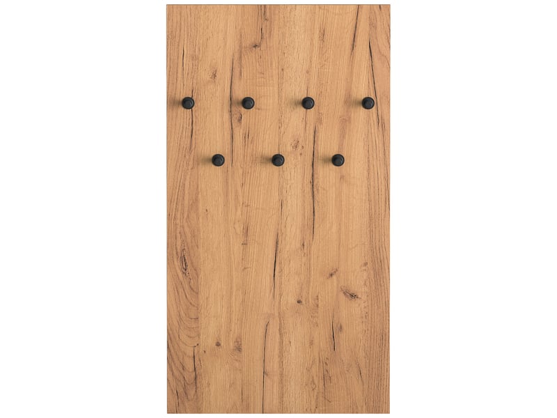  Selsey vasco - porte-manteau mural 7 crochets - 50 cm - chêne Vasco - Conforama D
