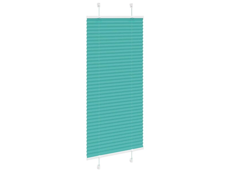  Store plissé, store de fenêtre vert pétrole 65x100 cm largeur du tissu 64,4 cm cf47094  - Conforama C