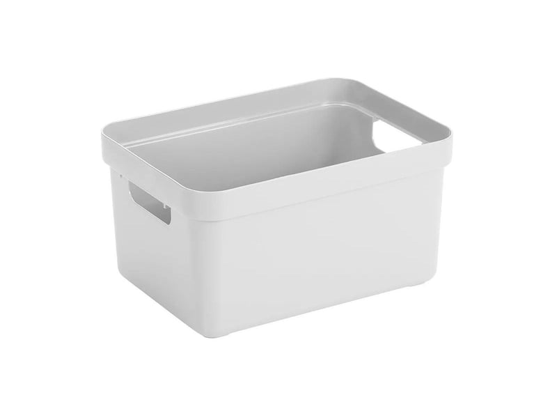  Boîte de rangement sigma home box 5 litres blanc  - Conforama A