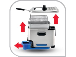Friteuse semi-professionnelle <strong>SEB</strong> FR804000