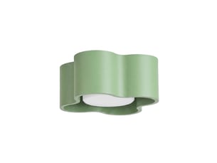 Plafonnier ovio 1 sauge gx53 aluminium moderne 6x12x12cm