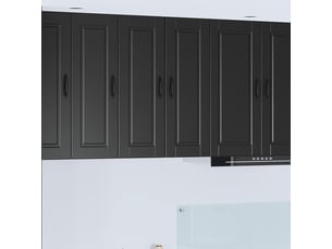 Meuble mural de cuisine, armoire de cuisine noir 30x31x80cm bois d'ingénierie shl5559