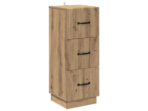 Armoire de rangement bureau, armoire à tiroirs 33 x 34.5 x 87 cm bois d'ingénierie shl4833