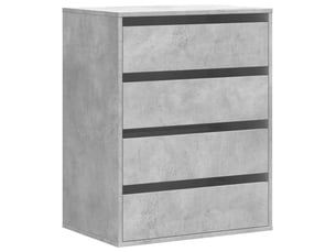 Commode 1 tiroir(s)    <strong></strong> <strong></strong> coloris gris largeur 60 cm
