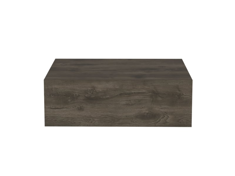  Table de chevet suspendue milano de 40 cm avec 1 tiroir, chêne foncé  - Conforama D